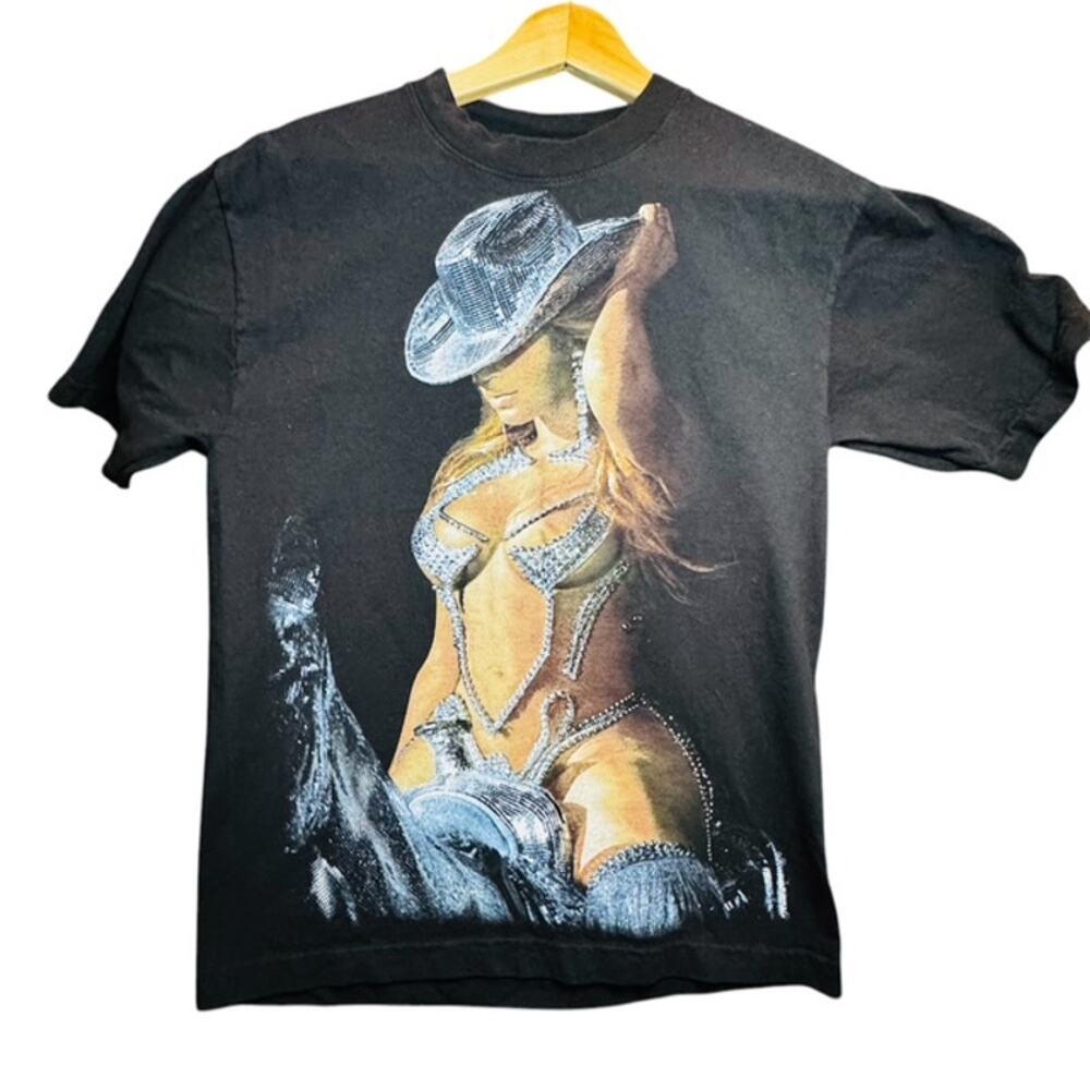 Beyoncé Official Renaissance World Tour Merch Disco Cowboy T-shirt Black M